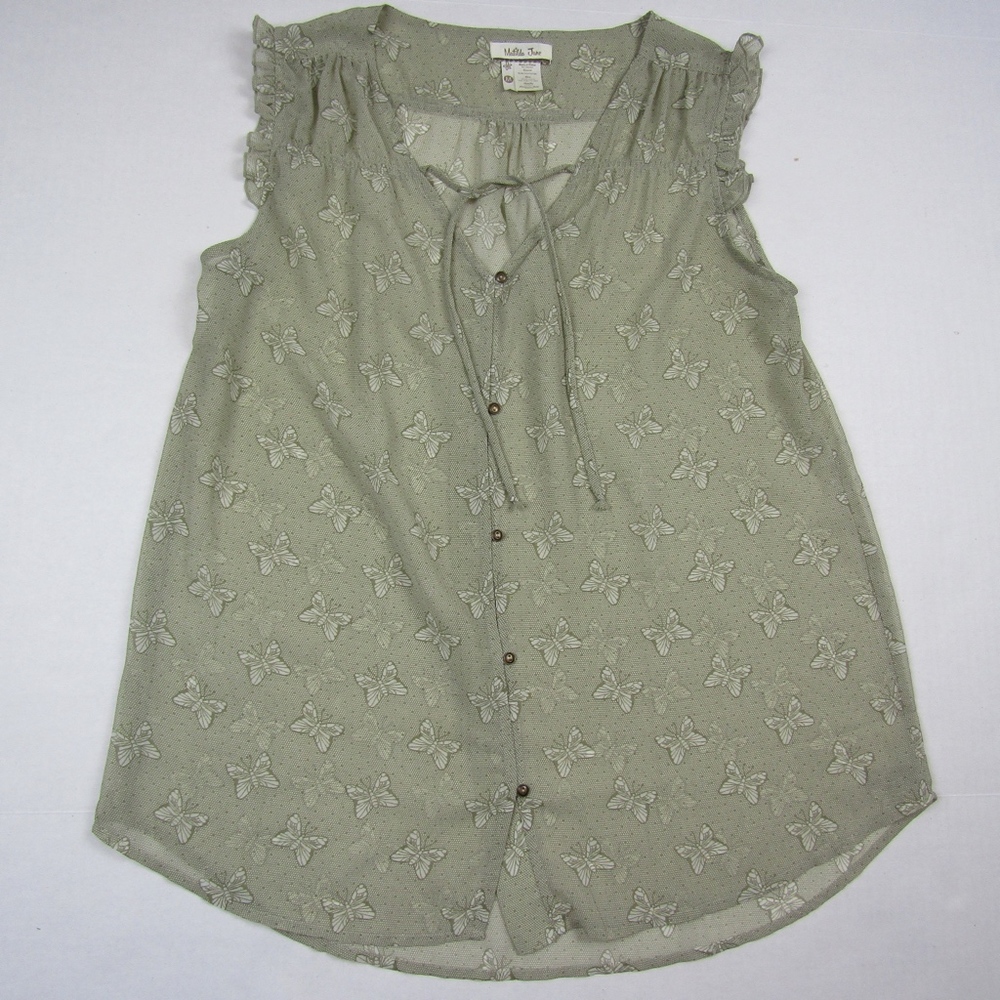 Matilda Jane Sheer Butterfly print Top - Medium